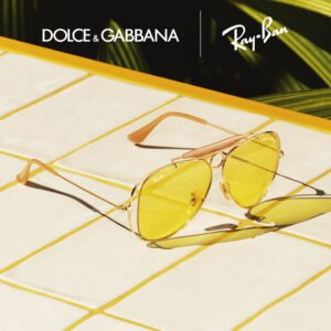 aviator sunglasses Ray Ban Dolce Gabbana luxury eyewear Dubai