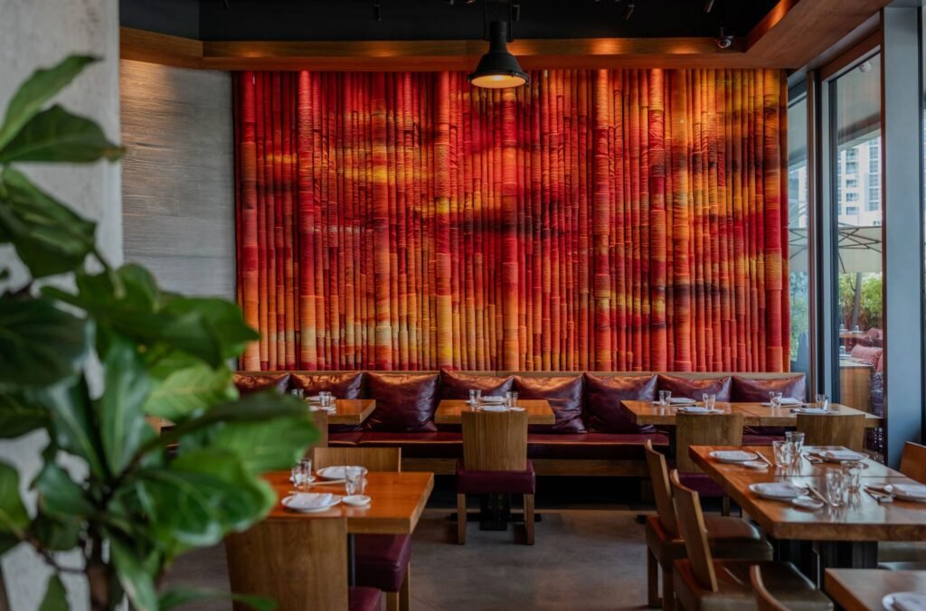 The chic outdoor terrace at Roka Dubai available through the SupperClub Diamond Membership