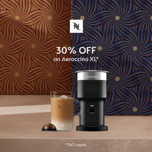 Professional home brewing setup with Nespresso UAE offers