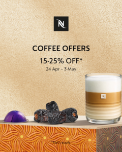 Professional home brewing setup with Nespresso UAE offers