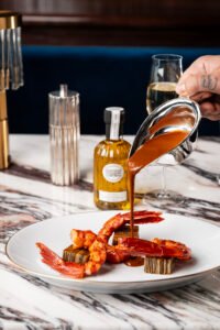 Signature beef Wellington from the Mediterranean menu UAE at Isabel Abu Dhabi.