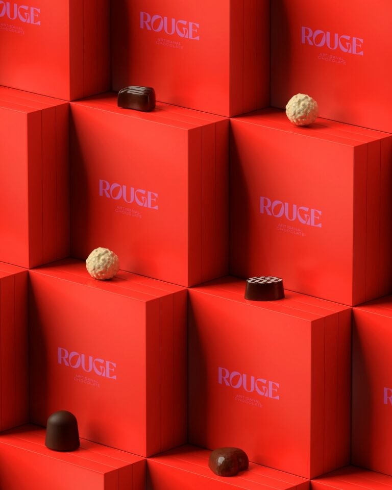 Assorted truffles in a bespoke gift box from a luxury chocolate Dubai atelier.