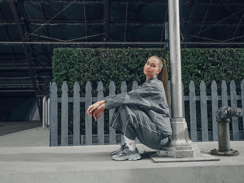 Urban street style enthusiasts attending New Balance Grey Days at Alserkal Avenue in Dubai.