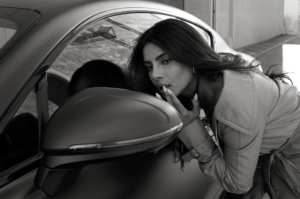 Priyanka Chopra Jonas as the new Bentley brand ambassador in a documentary style campaign shot
