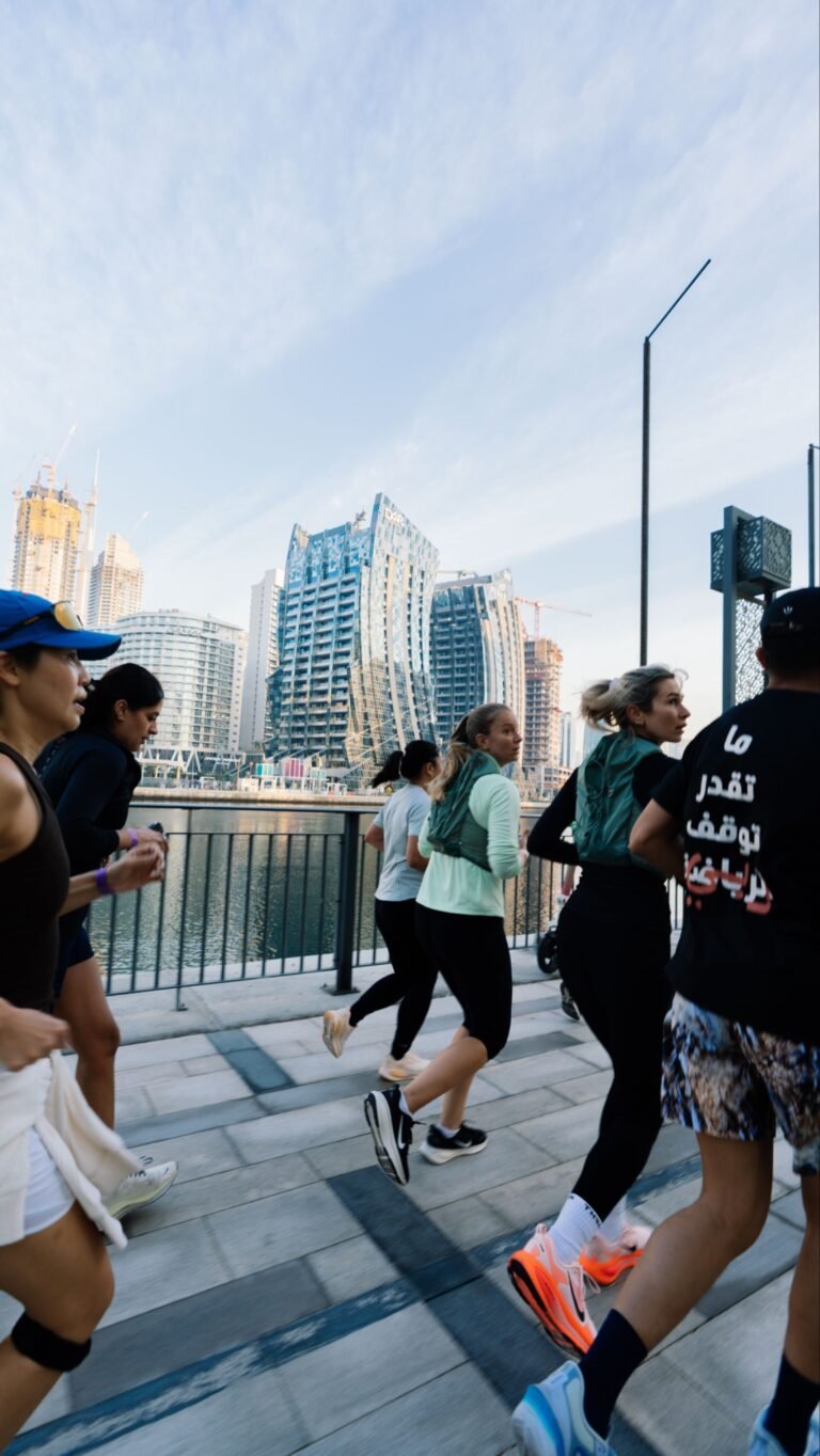 ost-run coffee and social connection after The Uncommon Club Marasi Bay Community Run at The Lana