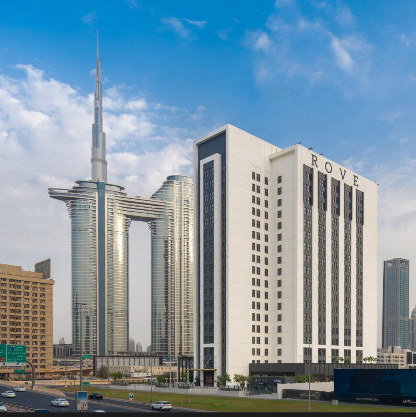 Rove Hotels staycation Dubai Marina pool day co-working space April 2026