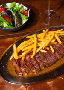 Ribeye Wagyu steak frites Dubai Chez Wam Palm Jumeirah Steak Frites Nights