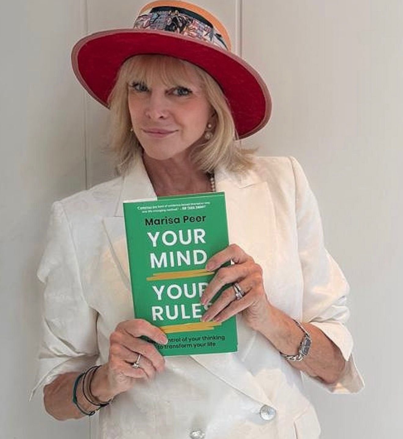 The new book featured at the Marisa Peer Dubai live event.