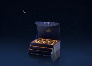 Luxury chocolate trays for Eid Al Adha gatherings in the Middle East.