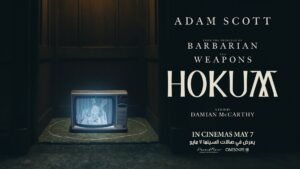Close up of Adam Scott in the new Abu Dhabi horror film HOKUM.