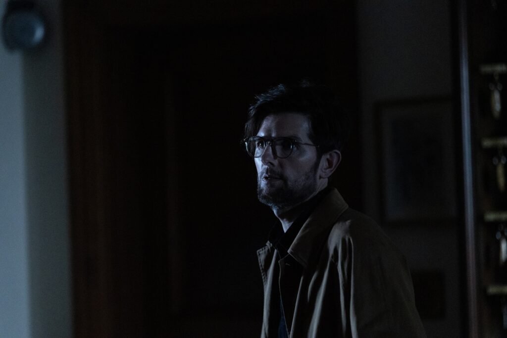 Close up of Adam Scott in the new Abu Dhabi horror film HOKUM.