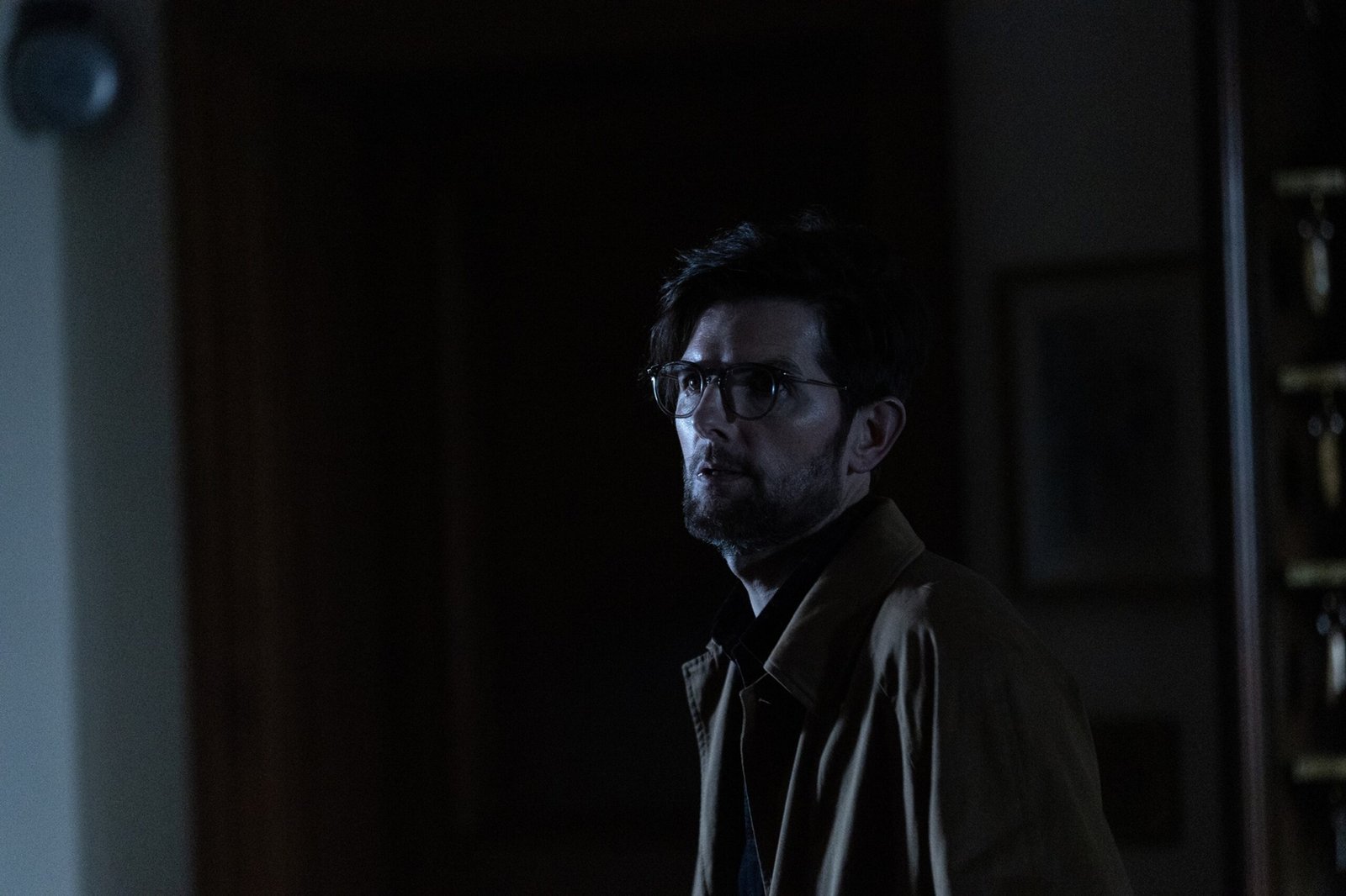 Close up of Adam Scott in the new Abu Dhabi horror film HOKUM.