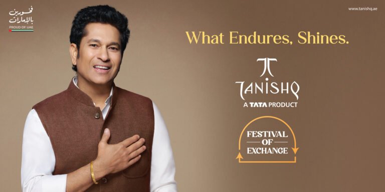 Sachin Tendulkar promoting gold exchange UAE legacy at Tanishq.