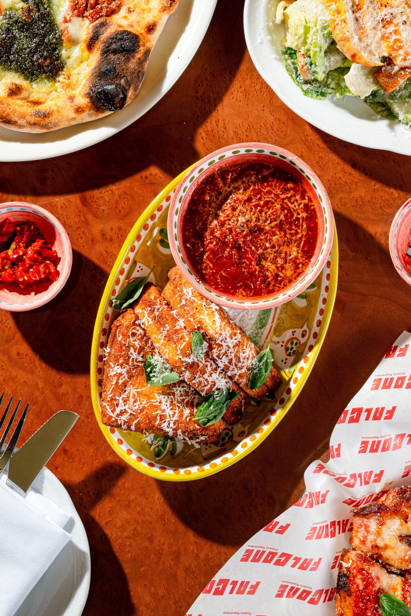 Premium adult dining options available at the smart FALCONE Bambini Brunch in Al Barsha.