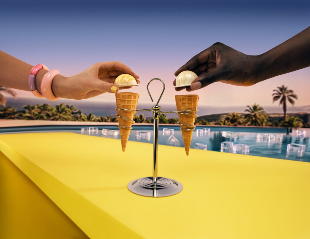 Limited edition pastel coffee accessories UAE design lovers collect from the new Nespresso summer collection.