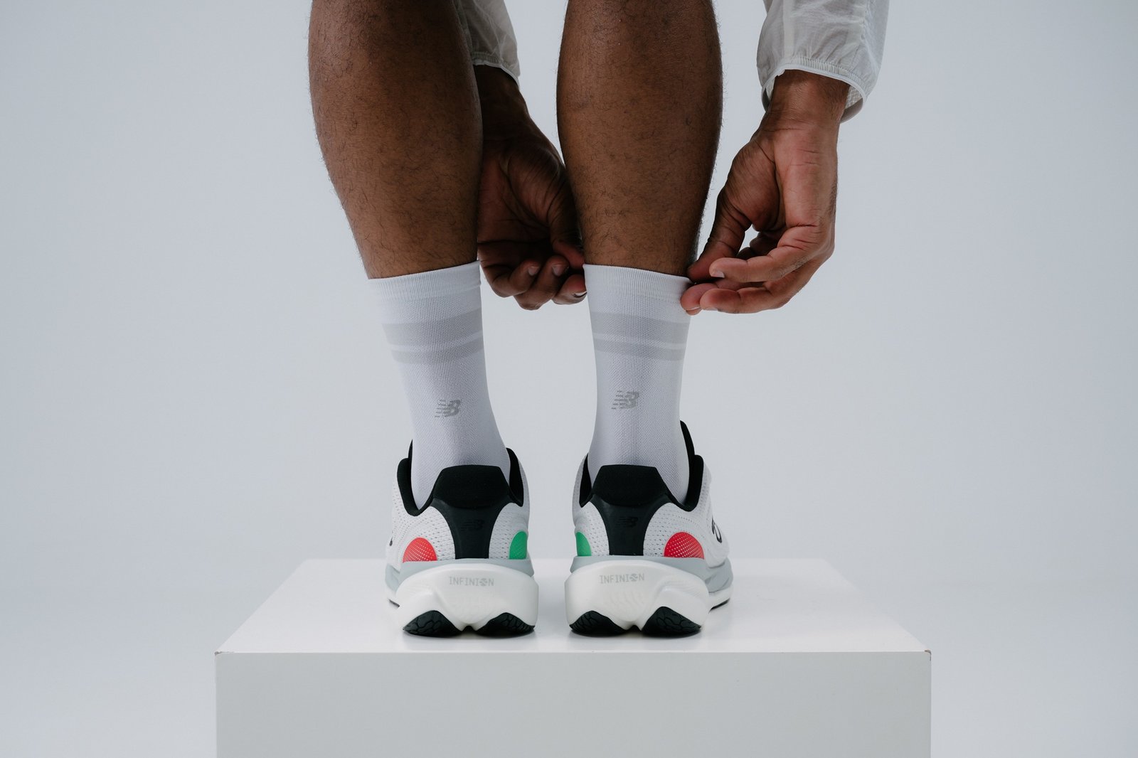 Premium limited edition shoe detail celebrating running shoes dubai athletes collect.