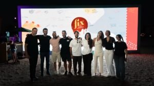 Local founders showing local community support at the FIX Dessert Chocolatier event.