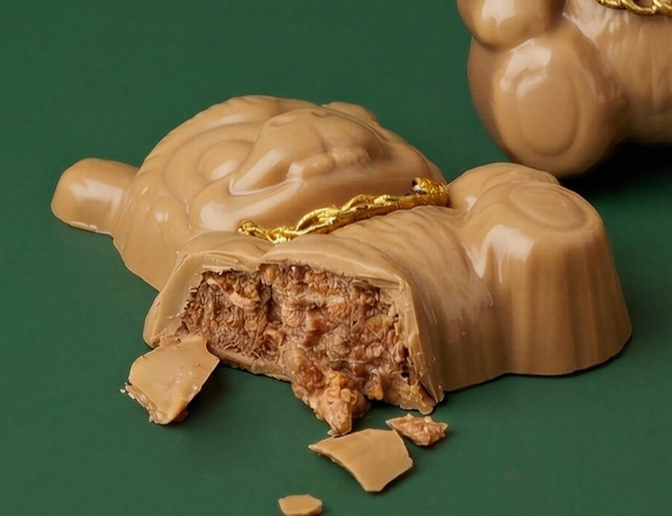 Premium character art bar from an online chocolate shop dubai with regional flavors.
